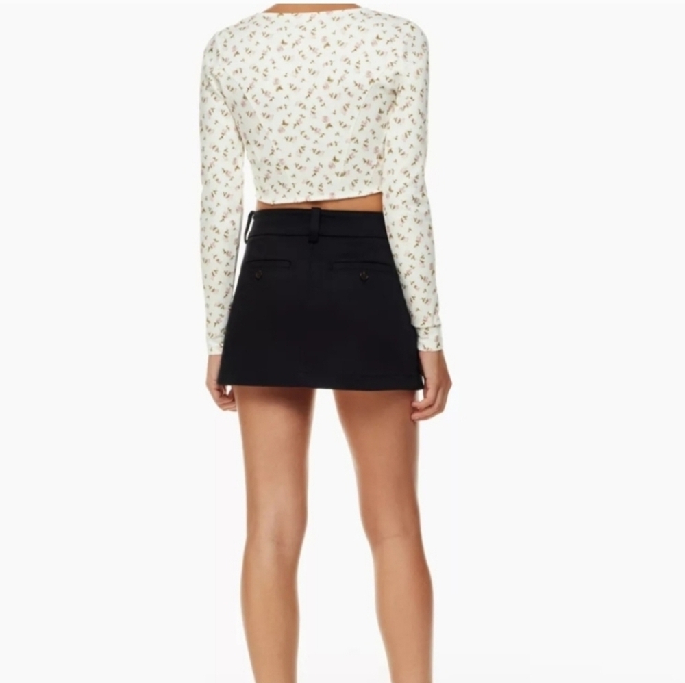Aritzia Sunday Best Maverick Bustier Top White Floral Size Meduim - Picture 4 of 16